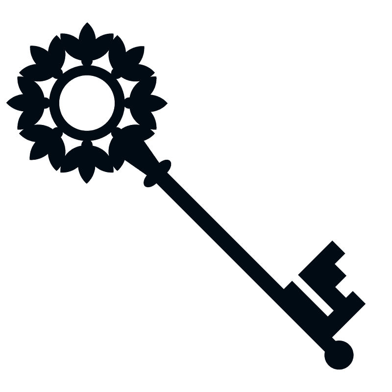 LOWKEYのロゴの左の鍵