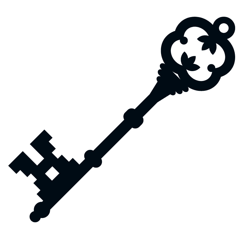 LOWKEYのロゴの右の鍵